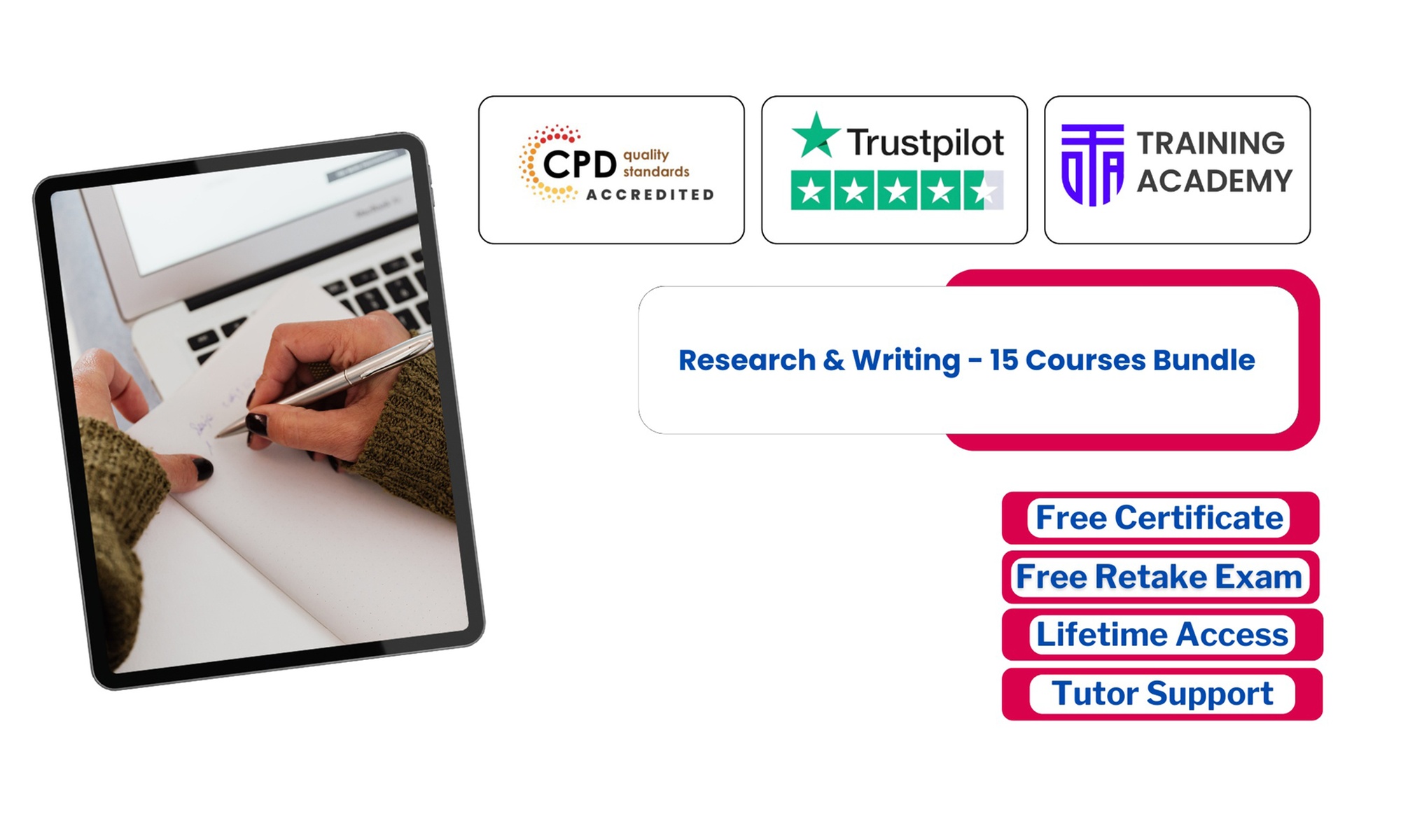Research & Writing 15-Course Bundle/ Lifetime Access to 2,000+ Courses
