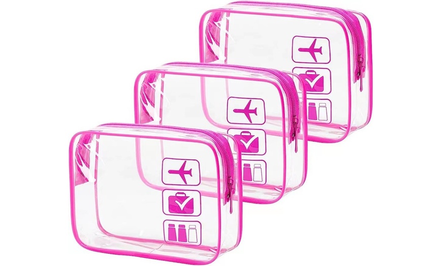 Image 6: Transparent Travel Toiletries Storage Bag 