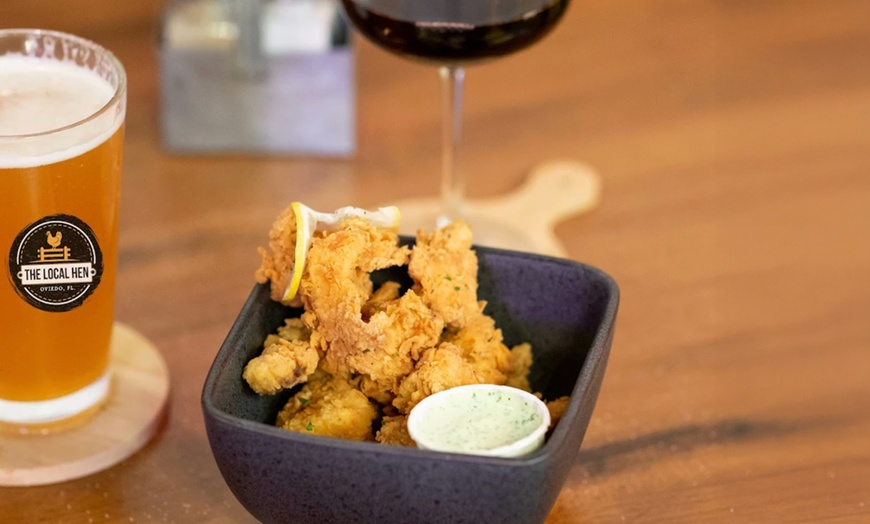 Image 9: Savor 10 or 20 Wings, 1 or 2 Entree, and Drinks!