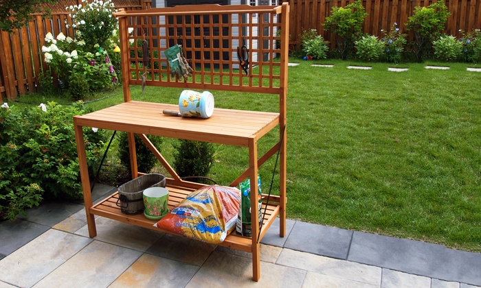 Merry Garden Potting Bench | Groupon Goods