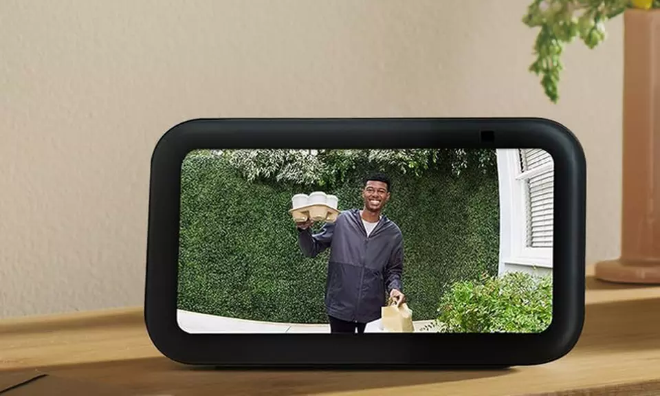 New Amazon Echo Show 5 (3rd Gen) Smart Display - 5.5'', Deeper Bass, Camera Cover, Smart Home Hub
