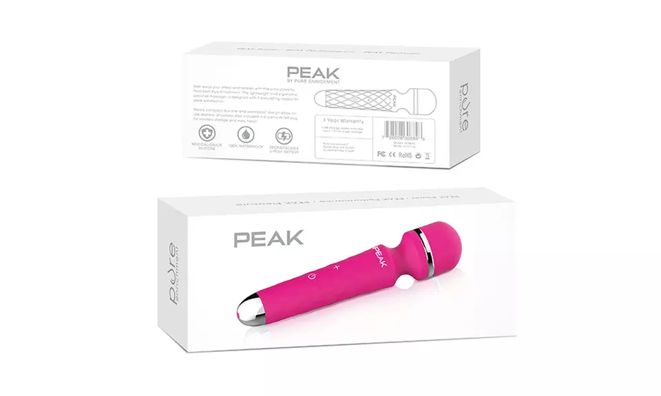 Peak Waterproof Wand Vibrator - Second Medium