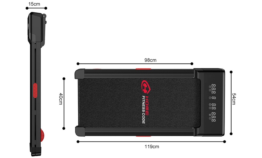 Image 4: 4-in-1 Versatile Y1 Treadmill