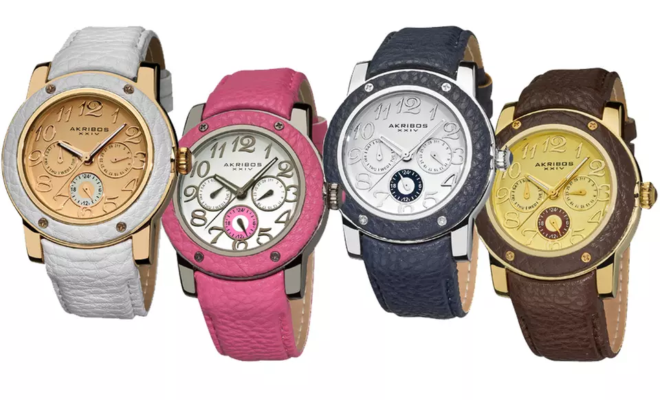 Women's Akribos XXIV Multifunction Watches (Up to 88% Off). 11 Options Available. Free Shipping and Free Returns. - Primary Image
