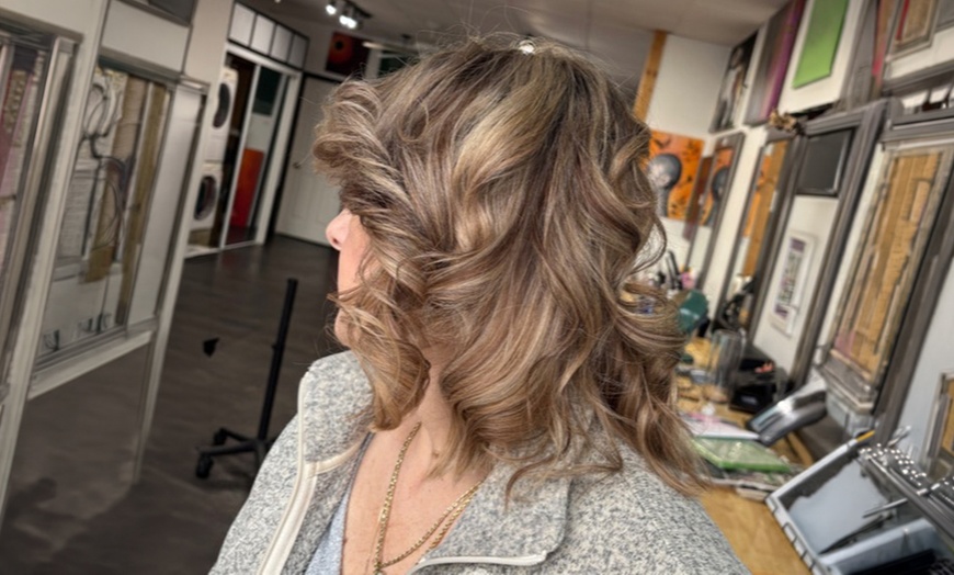 Image 5: Refreshing Haircut & Blowdry or Partial Blonde Highlight