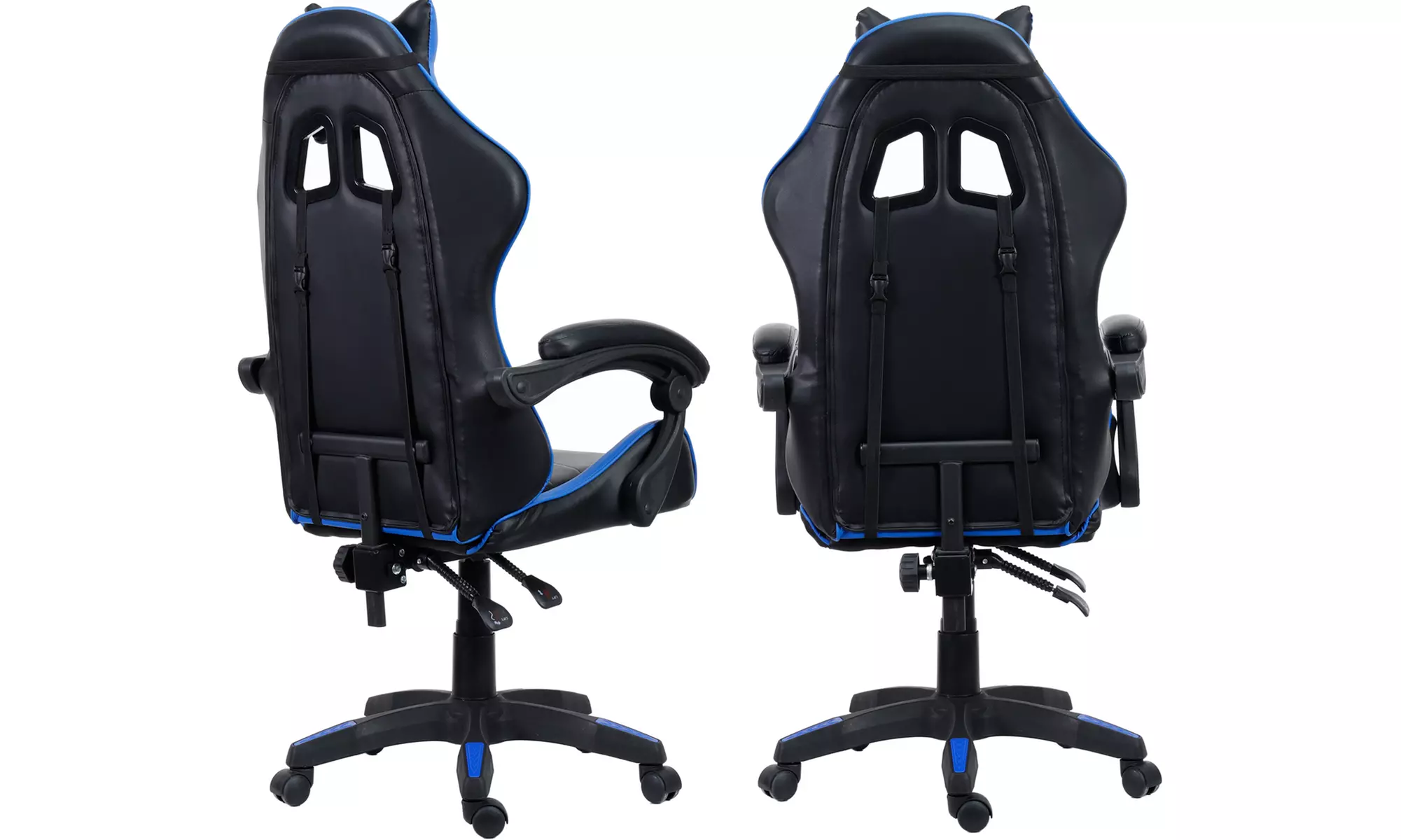 Sedia gaming in similpelle reclinabile e regolabile