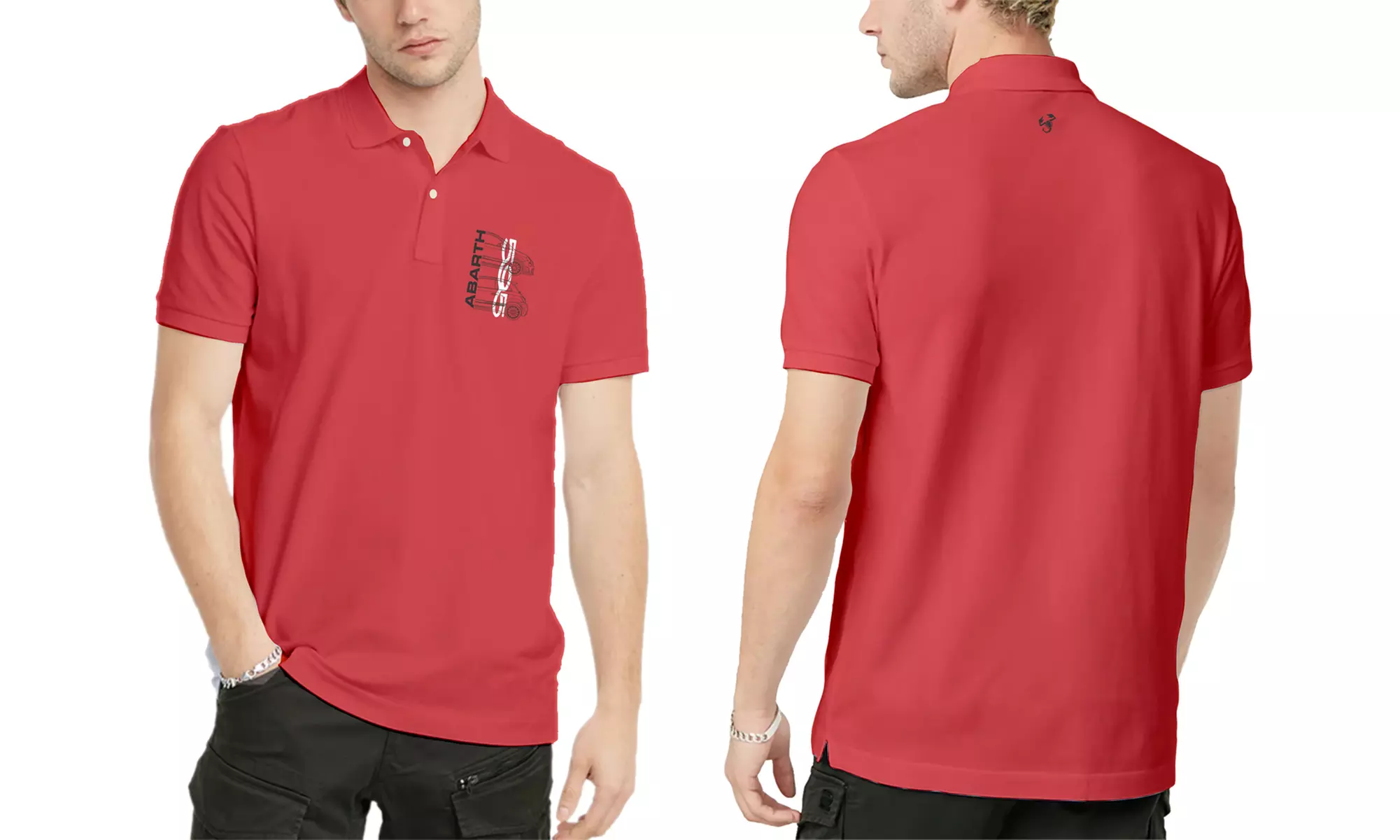 Abarth katoenen polo