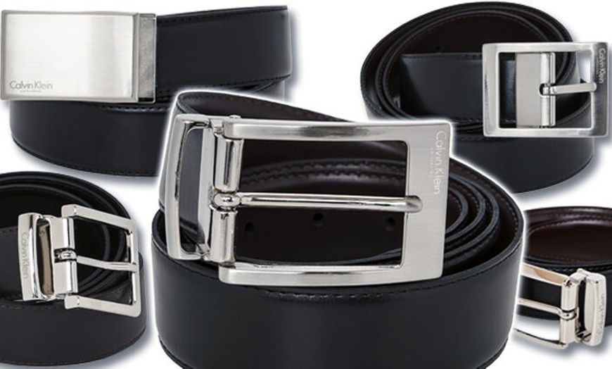 Image 1: Calvin Klein Leather Belts