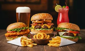 Game Bar! Any Smash Burger, Side, Cocktail, Beer or Wine (Up to 55% Off)