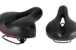 LakeForest Padded Foam Hollow Bike Seat Saddle w/ Dual Springs & Reflective Tape - Second Medium