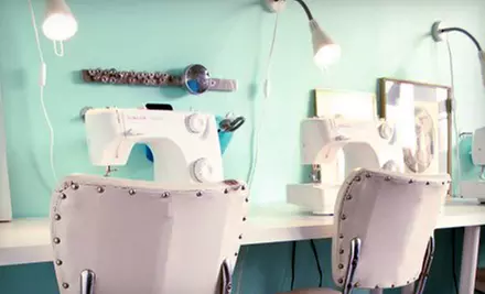 Sewing Fundamentals or Sewing Fundamentals 2 Class or Screenprinting Class at The Make Den (Up to 56% Off) - Primary Image