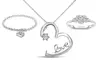 Genevive Love Collection Sterling Silver Jewelry. Multiple Options Available.