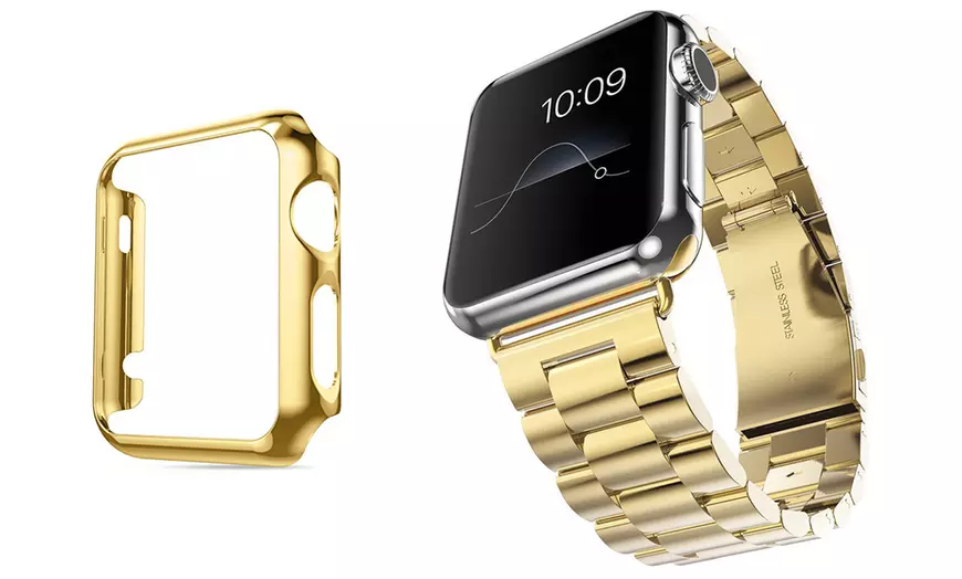 Image 5: Roestvrijstalen armband voor Apple Watch