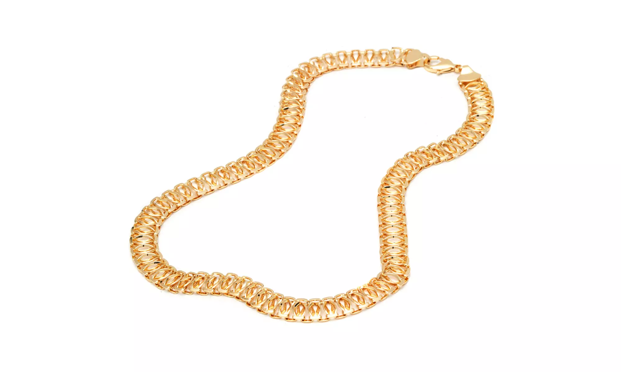 18K Gold or Rose Gold Chain Necklaces - Second Medium