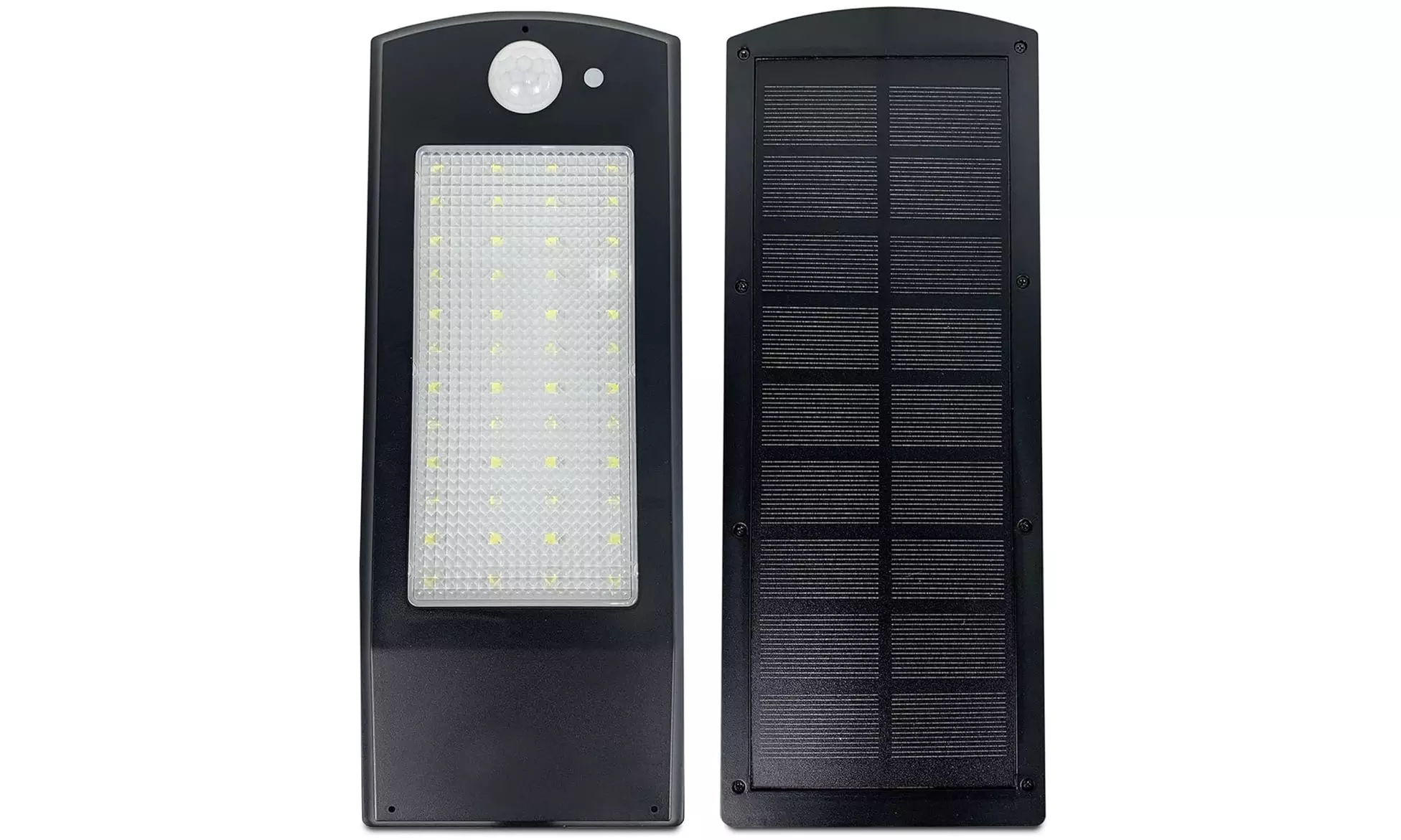 Lampione solare, faretto a LED e kit pannello solare con luce