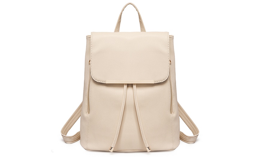 Image 17: MISS LULU Women's Fashion Lightweight Elegant Daily Backpack