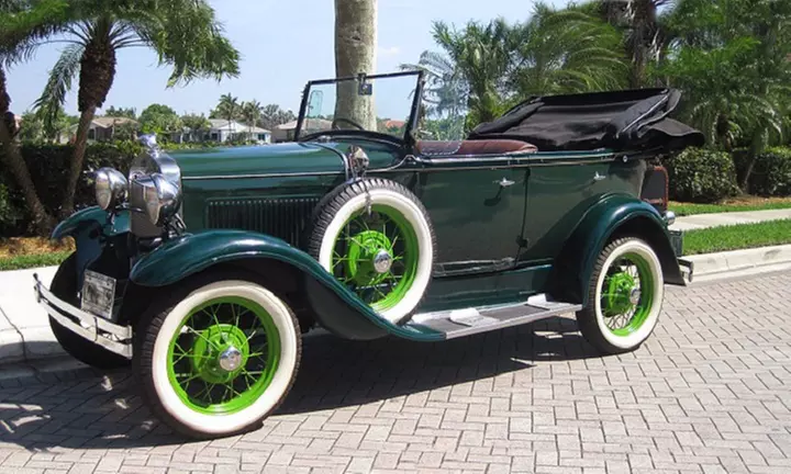 Four- or Six-Hour Rental of a 1930 Ford Model A from Wedding Rental Car (50% Off) - Primary Image