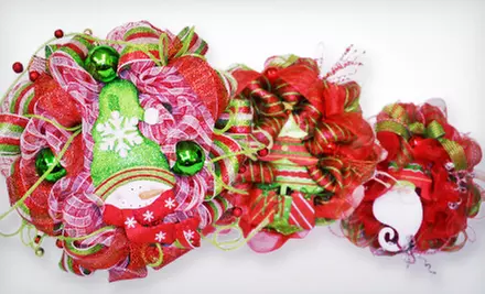 $29 for a Mesh-Wreath-Making Class and Supplies at Ellis Home and Garden ($60 Value). 10 Dates Available. - Primary Image