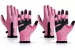 2 Pair Winter Warm Windproof Gloves Touch Screen Waterproof Gloves - Second Medium