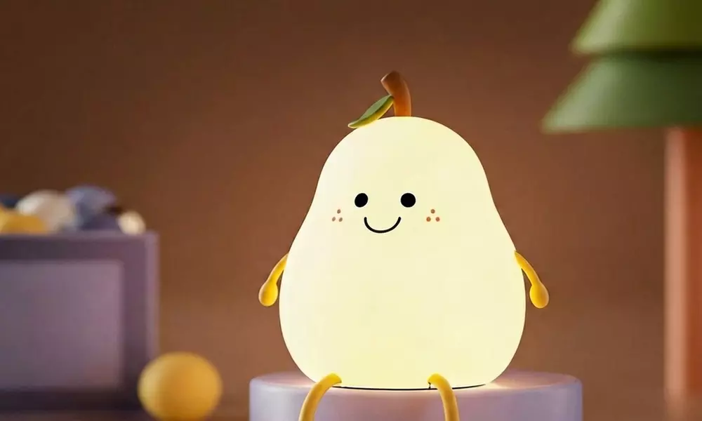 Silicone Pear Night Light