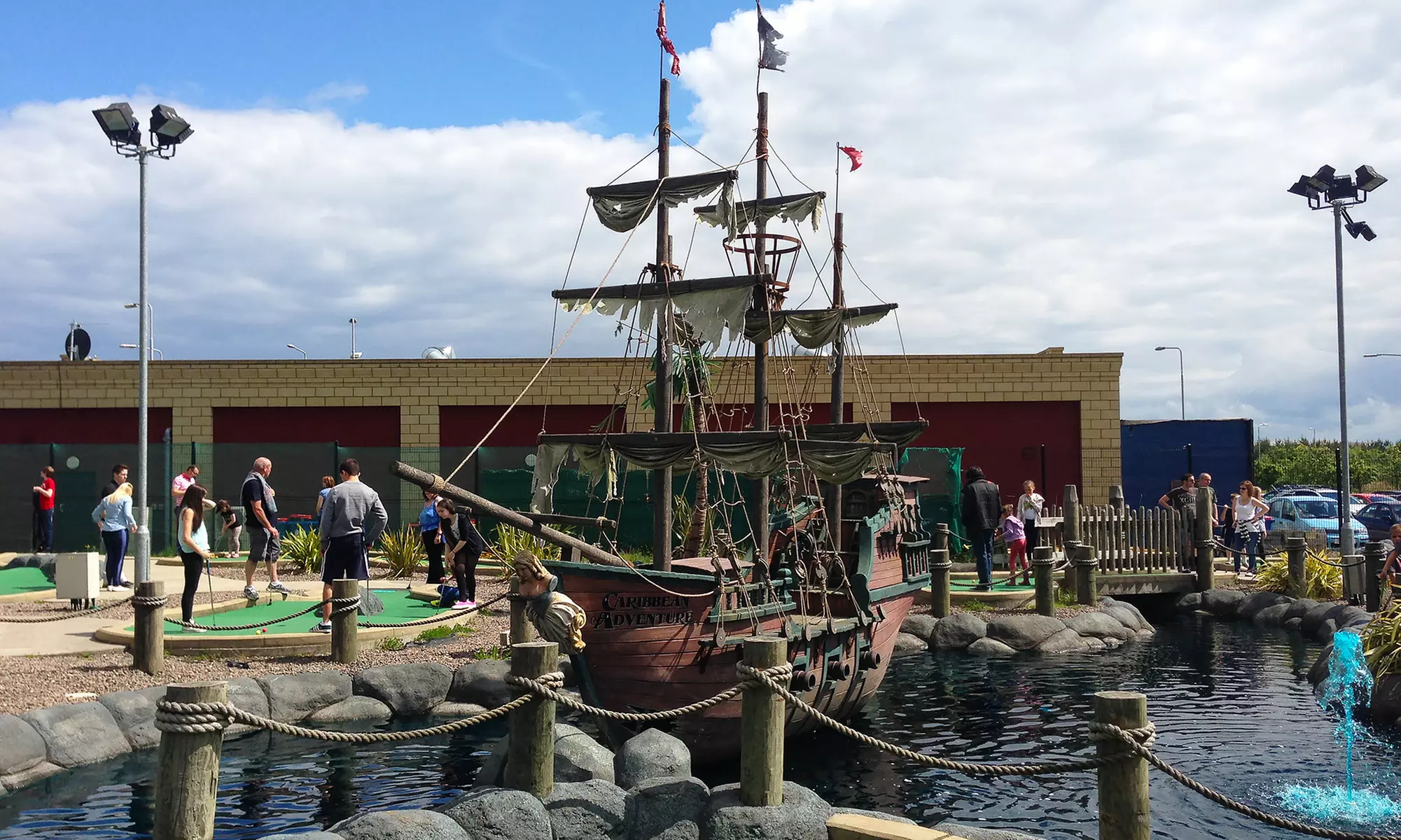 18 Holes of Adventure Golf for Two or Four People with Slush Drink