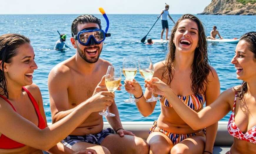 Image 2: Alquiler medio día de barco con titulación 6 personas o con patrón 4