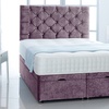Image 7: Naples Velvet Ottoman Divan Bed 