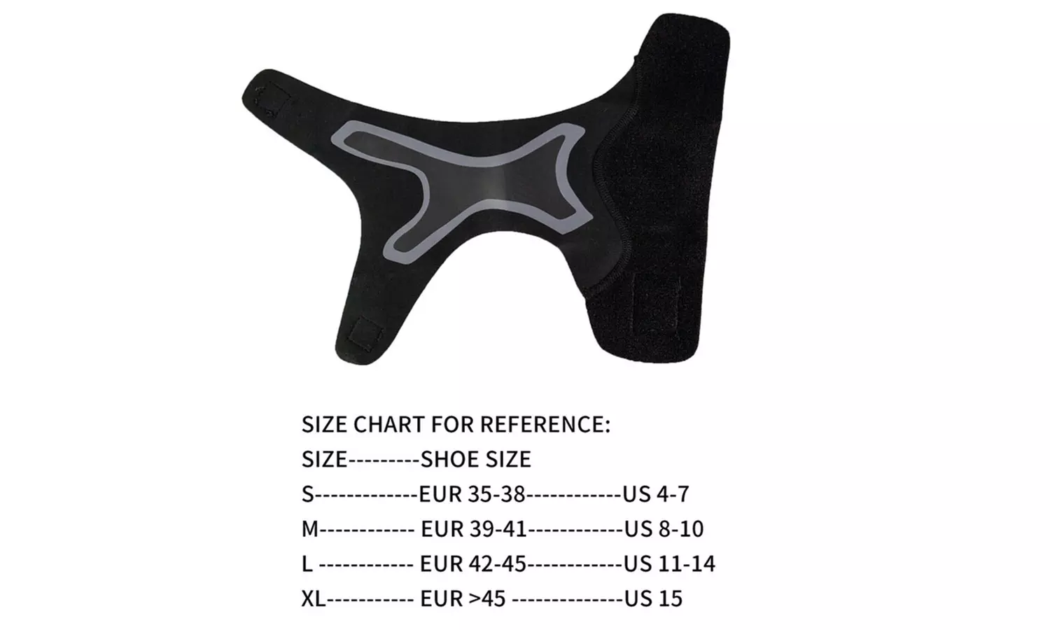 1 Pair Elastic Adjustable Ankle Brace Support Sports Protector Foot Wrap - Second Medium