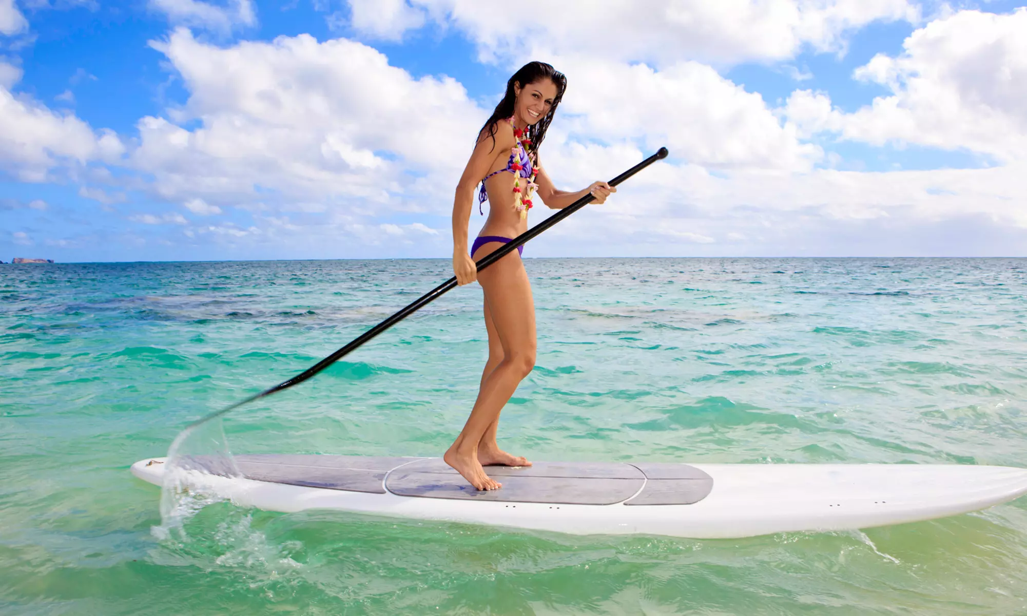 Standup-Paddleboard Rental for 2 or 4, or Paddleboard Fitness Class for 4 from WASUP Austin (Up to 56% Off) - Primary Image