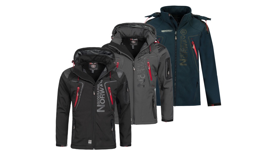 Image 1: Blouson matelassé Geographical Norway avec capuche