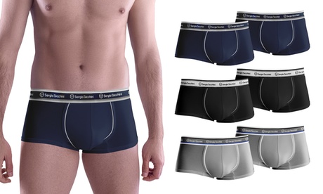 6 Boxer Sergio Tacchini / Taglia Xl / Nero