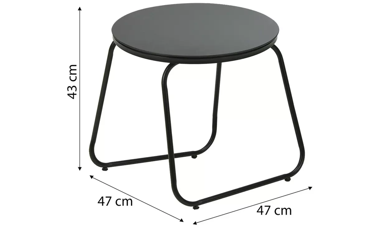 Three-Piece Outdoor Bistro Garden Furniture Set