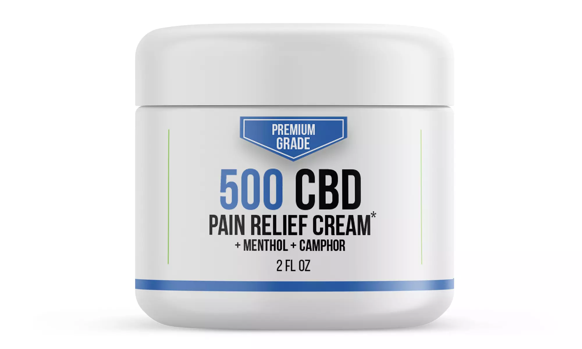 Pain Relief Cream with Premium CBD & Menthol from Select Organics (250mg-1500mg)
