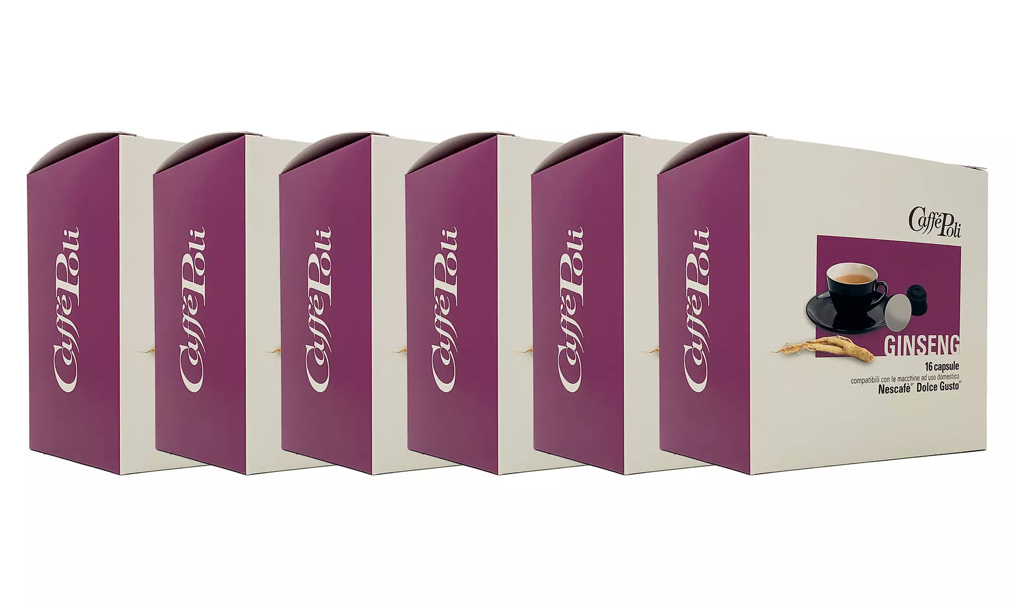 Fino a 256 capsule Caffè Poli compatibili Dolce Gusto