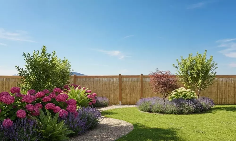 Arella in bamboo naturale frangivista