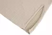 Women's Maternity Henley Tank Top - Split Side Knit Sleeveless Shirt- Neutral Beige Color - Second Medium