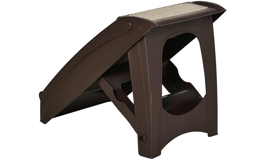 Image 8: PawHut Foldable Pet Stairs