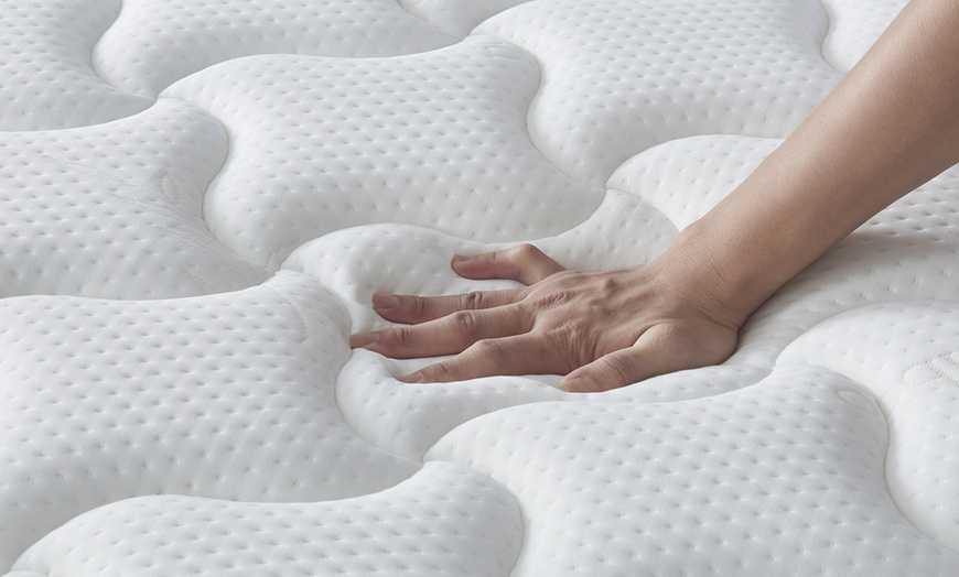 Image 10: Letto contenitore Colisée in similpelle, materasso Empereur opzionale