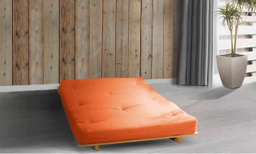 Image 33: Futon Frame and Mattress