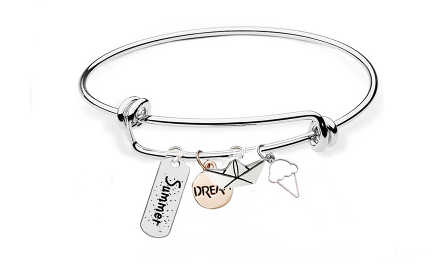 Image 9: Bracciali bangle realizzati con cristalli Swarovski®