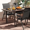 Image 3: Outsunny Set of 4 Folding Garden Chairs
