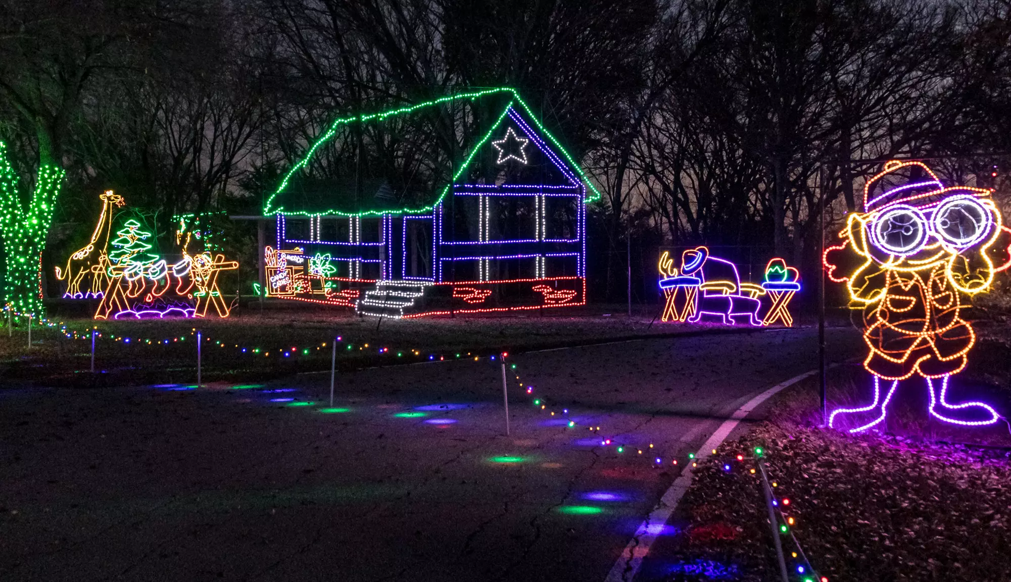 Entry to Branson's Premier Drive-Thru Christmas Lights Show