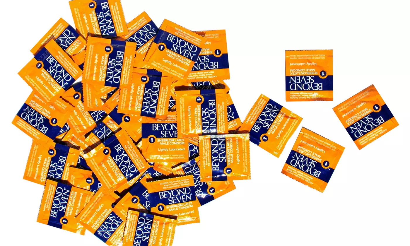 Beyond Seven Sheerlon Natural Latex Condoms (40ct.) - Primary Image