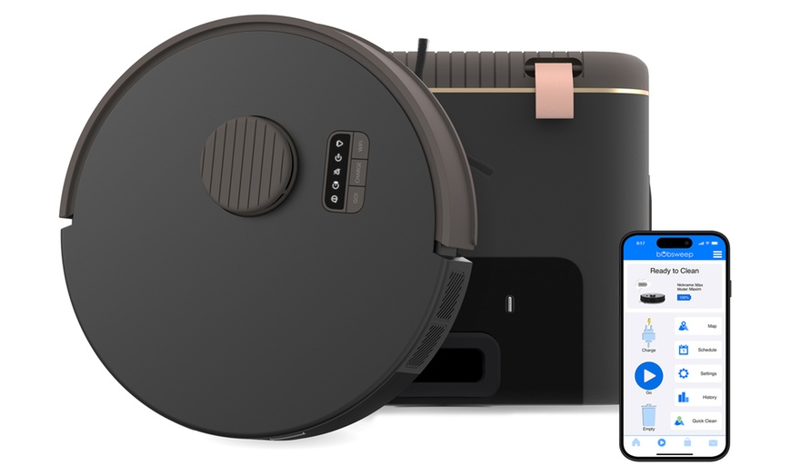 Image 3: Smart bObsweep Robot Vacuums/Mops: Self-Emptying & Eco-Friendly