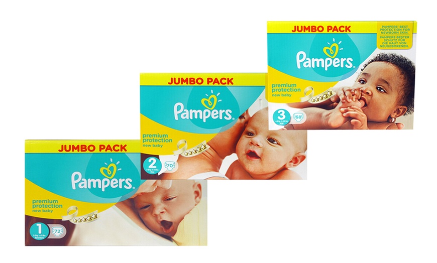 Image 1: Jumbo Pack Pampers New Born