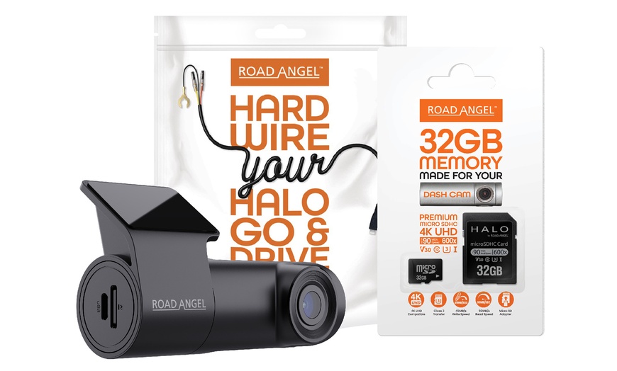 Image 8: Halo Start Deluxe Pack - Includes Dash Cam, SD Card and Hardwire Kit