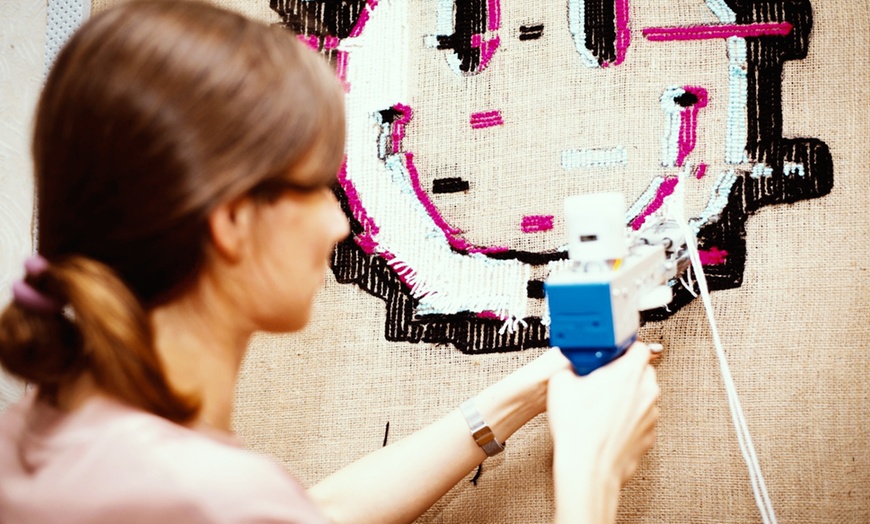 Image 11: Tufting Workshop ''Intro to Rug Tufting 101'' for 1, 2, or 4 People