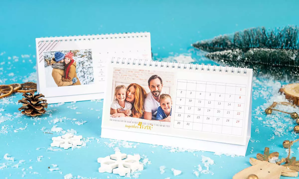 Foto-Tisch-Kalender im A5-Format