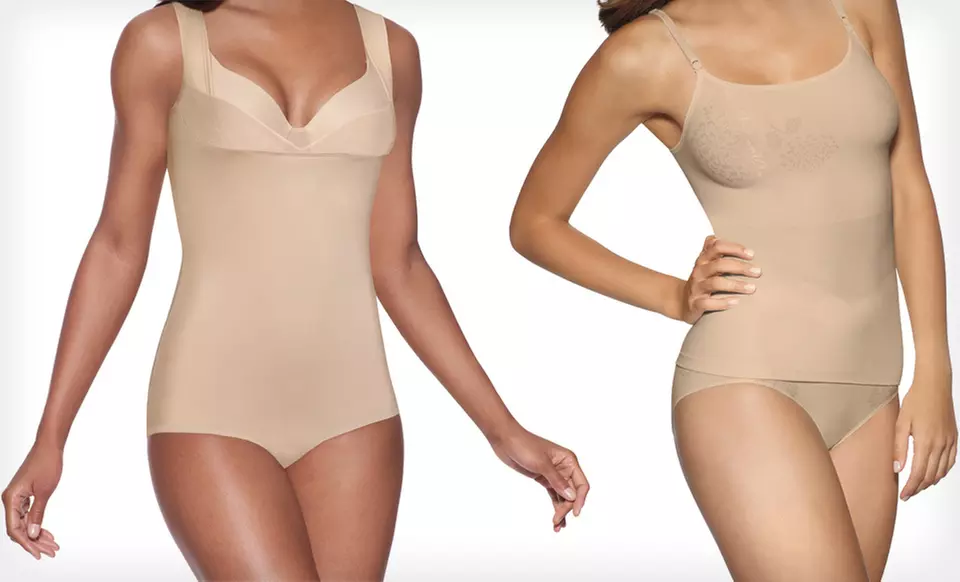 Bali Shapewear Tops in Black or Nude (Half Off). Multiple Styles and Sizes Available. Free Shipping. - Primary Image