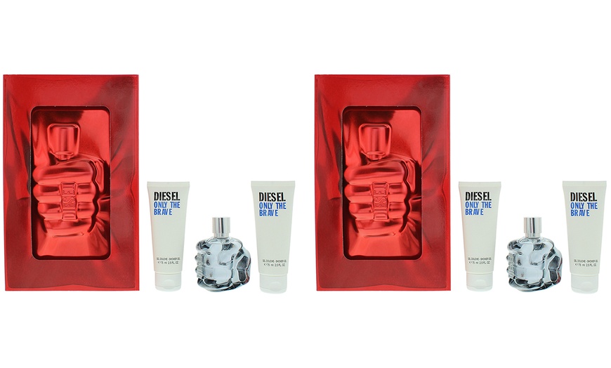 Image 2: Diesel Only The Brave Eau De Toilette Gift Set, 75ml